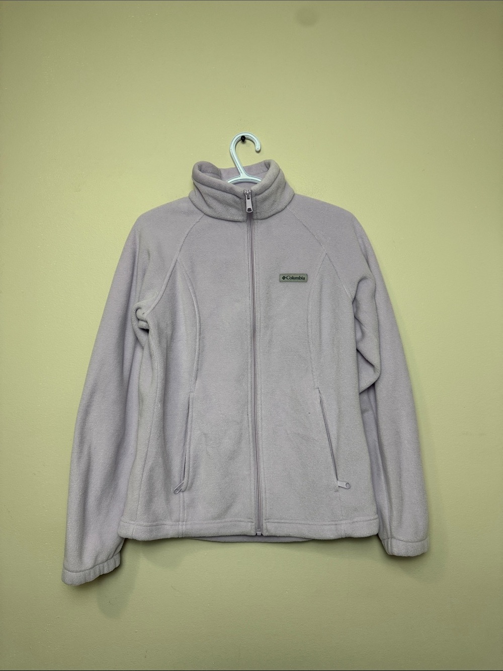 Columbia Women's Light Lavender Full-Zip Teddy Fleece Jacket